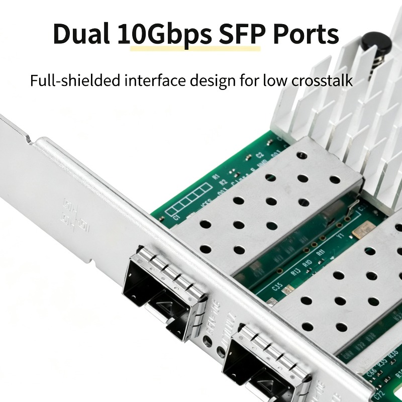 X520-DA2 82599EN 10G SFP+ Çift - 10Gb Sfp+ Pcie Network Card Dual Port incelemesi ve fiyatı