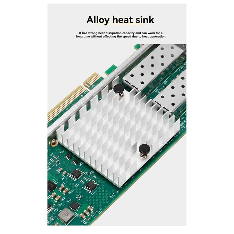 Verimli X520-DA1 Çift Portlu 1 - 10Gb Sfp+ Pcie Network Card Dual Port incelemesi ve fiyatı